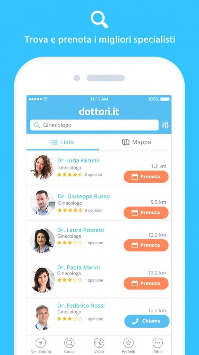 Dottori.it lancia l’app per cercare il proprio medico