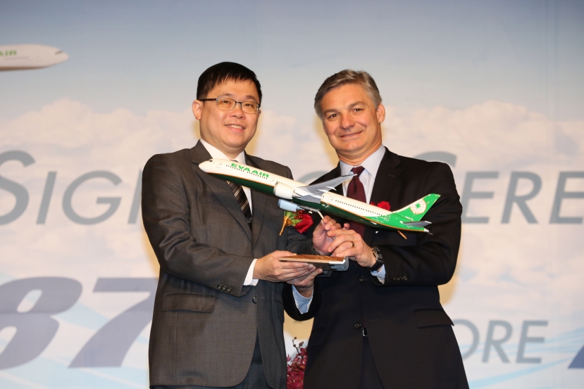 Boeing e EVA Airways concludono il più grande acquisto di sempre di aerei commerciali da parte di Taiwan