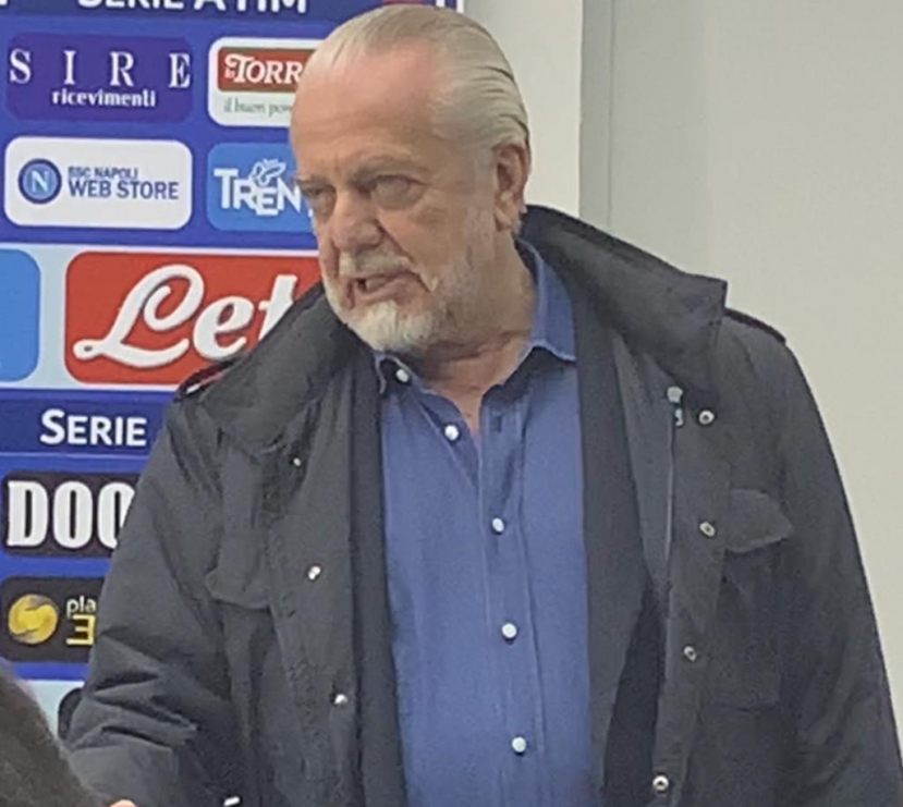 Calcio, Napoli: Adl ringrazia ironicamente il professor Sandulli della Figc