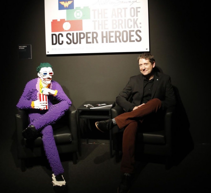 Nathan Samaya con il personaggio di Joker