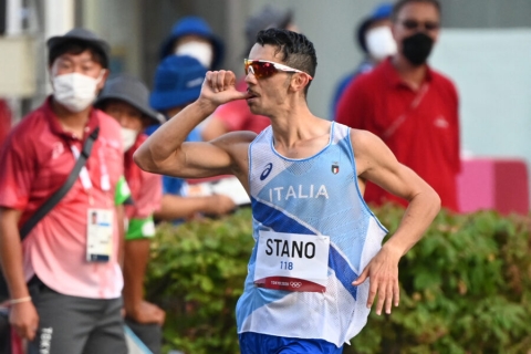 Olimpiadi: Massimo Stano beffa il giapponese Ikeda e conquista l'oro nella 20 km. di marcia