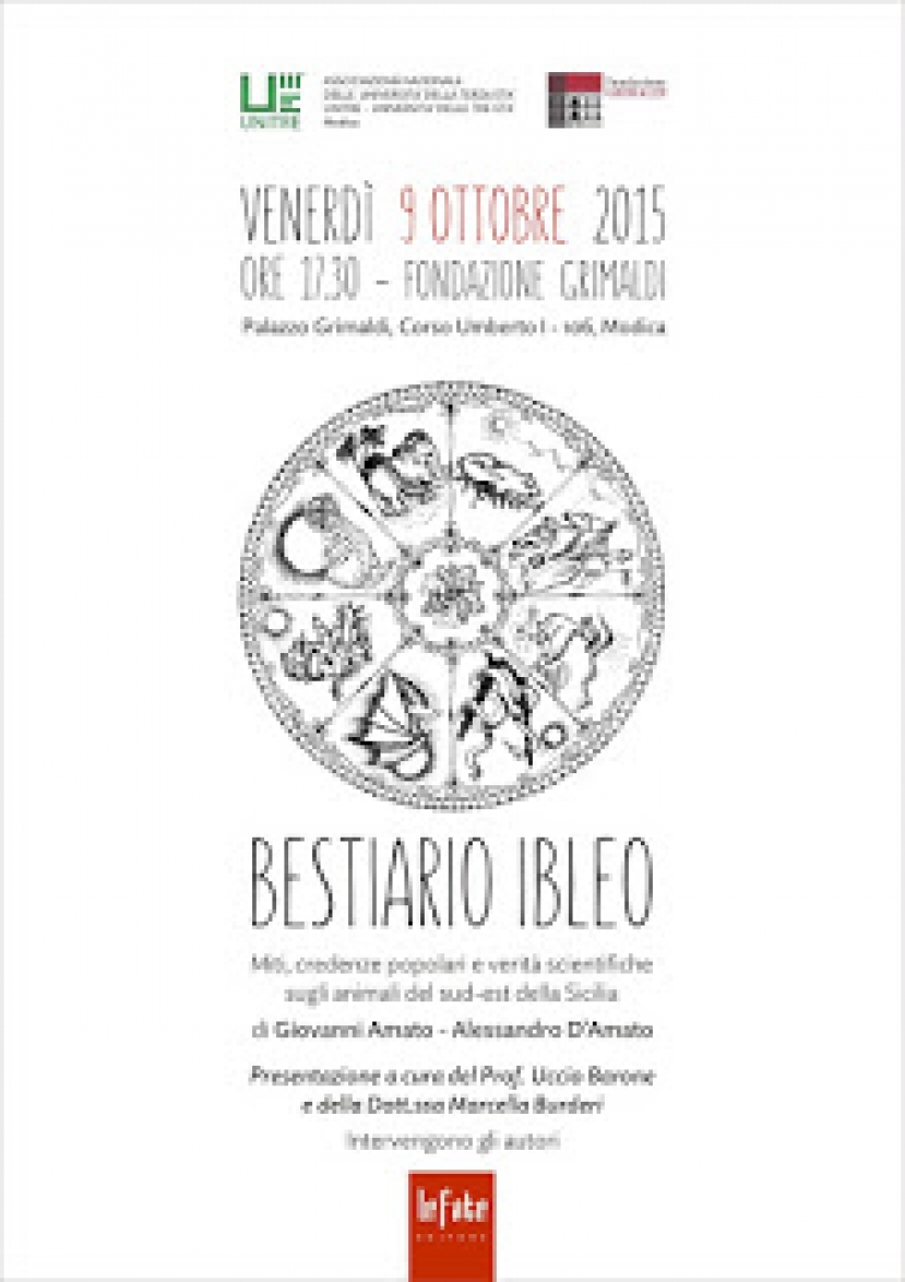 Bestiario Ibleo, alla Fondazione Grimaldi si presenta il libro di Amato e D&#039;Amato