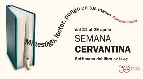 Instituto Cervantes, cinque incontri per celebrare la settimana del libro