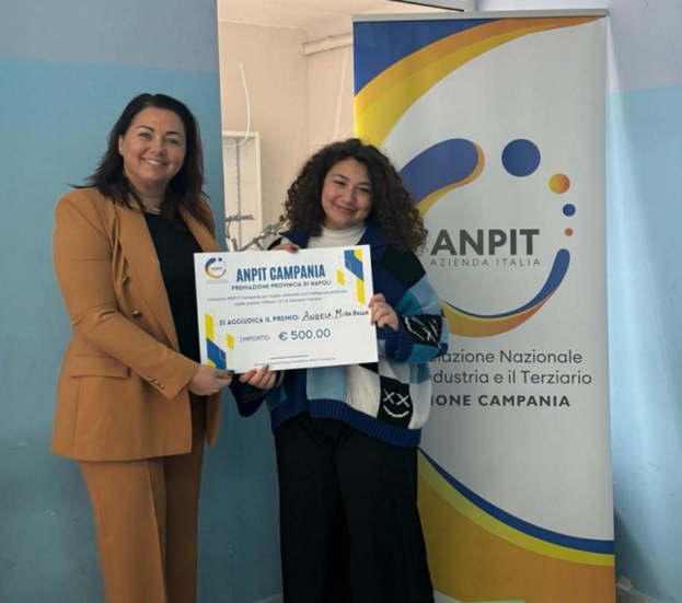 Il Concorso a tema promosso dall'ANPIT premia un'alunna dell'Istituto "Giovanni Falcone" di Pozzuoli