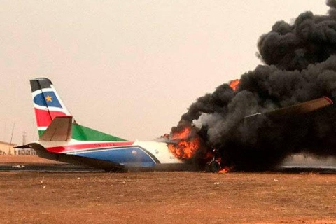 Sudan, incidente aereo: precipitato un velivolo della South Sudan Supreme. Dieci le vittime registrate finora