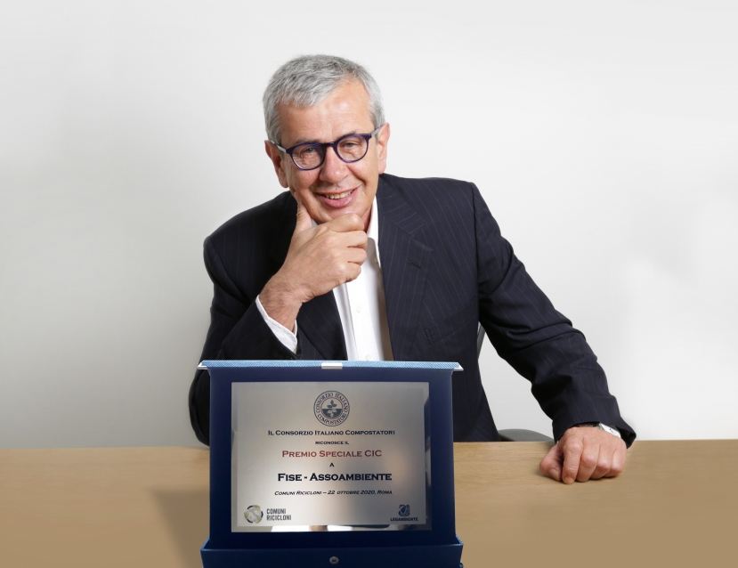 Fise Assoambiente riceve il premio del Consorzio Italiano dei Compostatori alla XXVII edizione dei &quot;Comuni Ricicloni&quot;