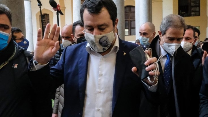 Palermo: iniziata l&#039;udienza Open Arms che vede Matteo Salvini sul banco degli imputati