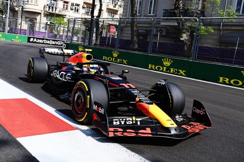 F1 Azerbaijan: doppietta Red Bull con Perez e Verstappen. Ferrari sale sul podio con Leclerc