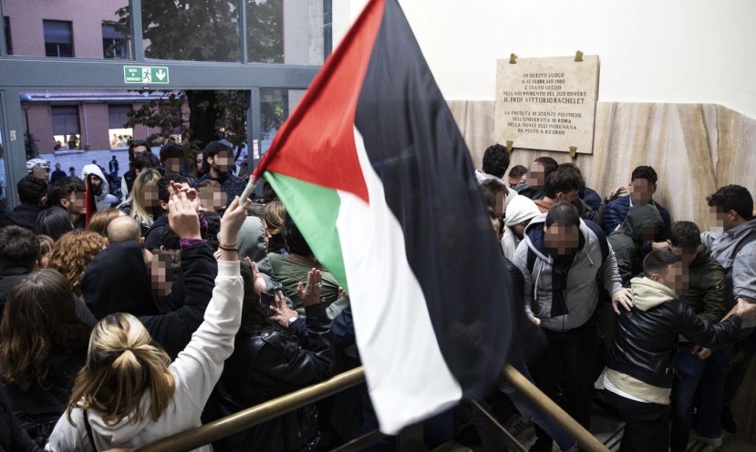 Conflitto Palestina: l’occupazione di Scienze Politiche a Roma mostra le crepe dell’antisemitismo