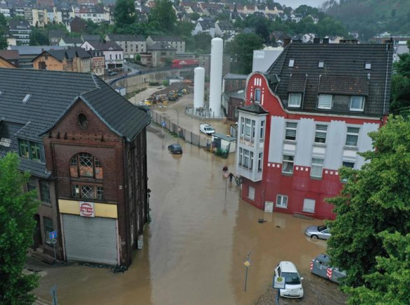Inondazione Germania: interi villaggi sotto l&#039;acqua e 58 vittime accertate. Cordoglio di Mattarella