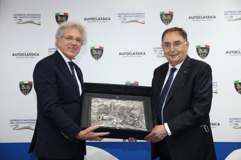 A Giampaolo Dallara il premio “Motorismo Storico“ di ASI consegnato al salone AutoClassica di Milano