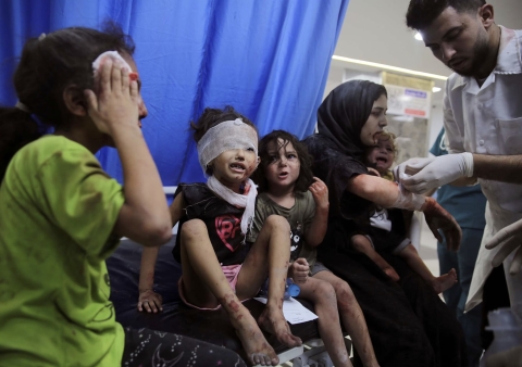 Siria, attacco israeliano sul Golan. A Gaza City oggi l’evacuazione di bambini da Al-Shifa