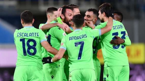 Coppa Italia: l'Atalanta in dieci conquista la finale battendo la Lazio 3-2