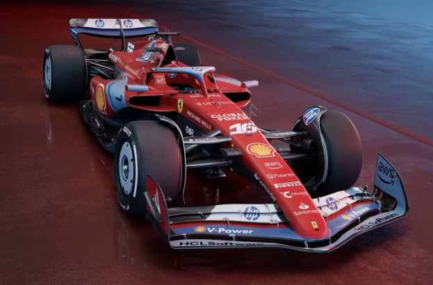 Ferrari: il nuovo look delle vetture di Leclerc e Sainz con richiami d’azzurro del passato in vista di Miami