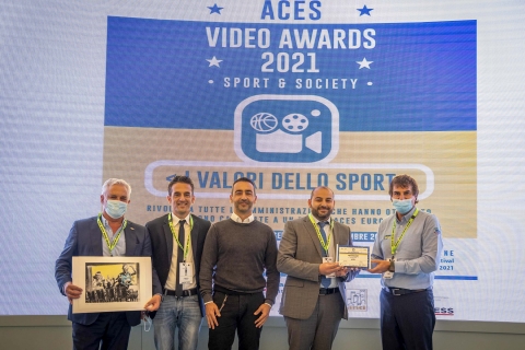 A Rende il premio assegnato da Aces Italia per la prima edizione dei Video Awards 2021 “Sport e Society”