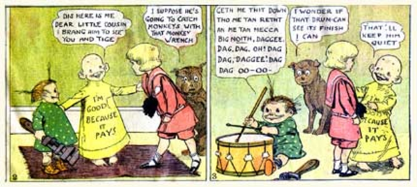 Fumetti: 125 anni fa nasceva con Yellow Kid, il balloon, la nuvoletta che faceva parlare i personaggi
