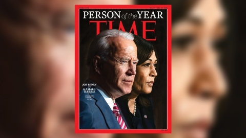 Joe Biden e Kamala Harris conquistano la copertina del Time come personaggi dell'anno