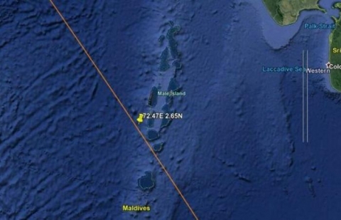 Razzo cinese: i detriti del secondo stadio di ritorno dallo spazio finiscono nelle acque delle Isole Maldive