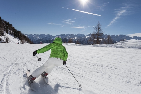 Ski Magazine, focus neve su Sportitalia nelle località sciistiche del Trentino con interviste a Tomba e Goggia