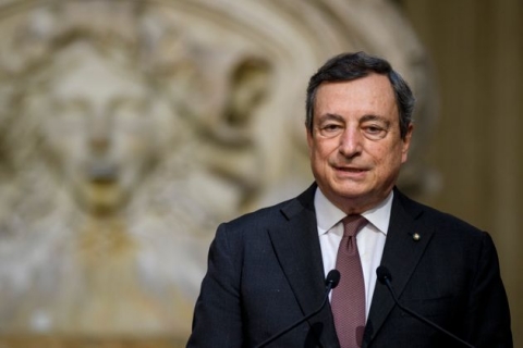 Draghi, "Con maggioranza ampia raggiunti tre risultati: vaccinati, Pnrr e 51 obiettivi"
