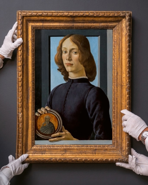 Arte: all'asta di New York di Sotheby sarà battuto "Ritratto di giovane" di Botticelli. Attese cifre record