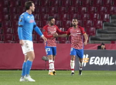 Europa League: il Napoli perde a Granada (2-0). La frenata dopo la rete di Herrera al 19’