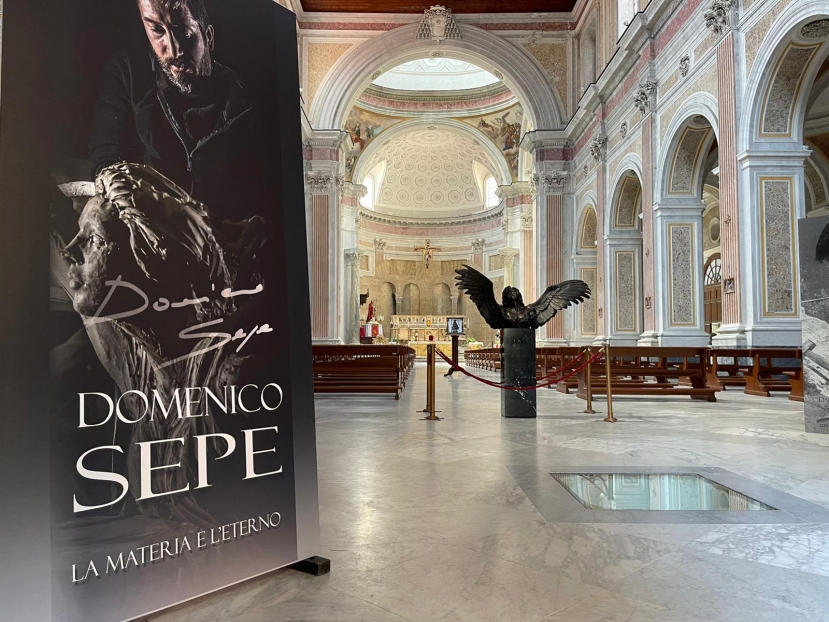 Domenico Sepe in Mostra nella Basilica di San Giovanni Maggiore con La Materia e L&#039;Eterno