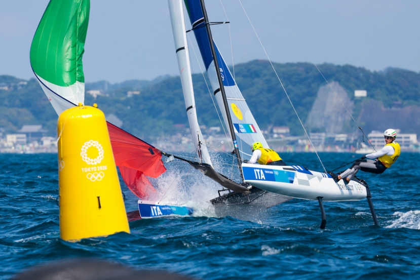 Olimpiadi: è grande oro nella vela con Tita e Banti, la coppia azzurra del Nacra 17