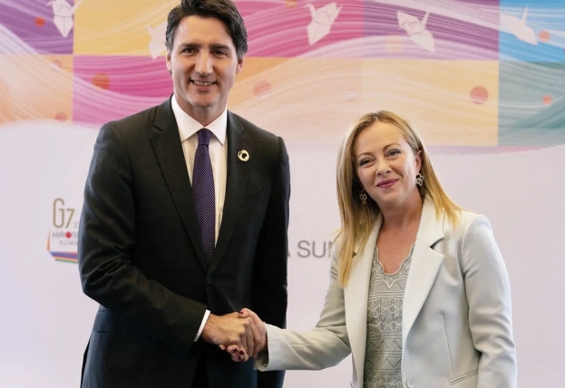 G7, Meloni a Trudeau: “Insieme per evitare l’escalation del conflitto in MediOriente”
