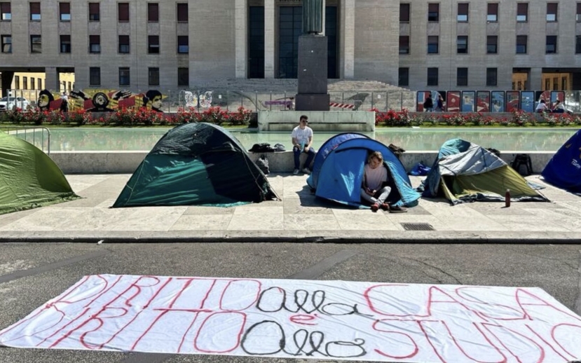 Caro affitti studenti: si allarga la protesta delle “Tende” in 23 città dopo Roma e Milano