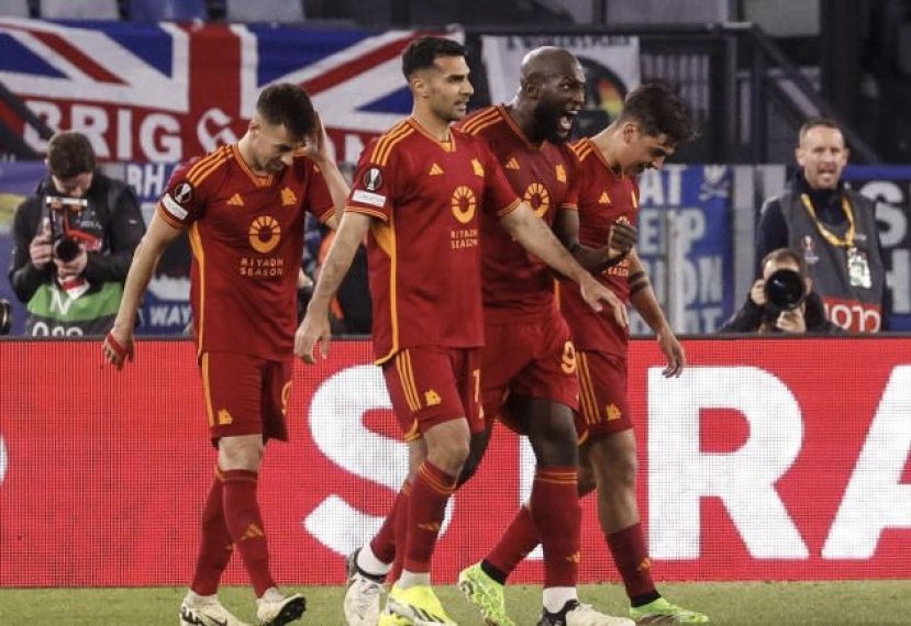 Europa League: la Roma travolge il Brighton all’Olimpico 4-0 e intasca il pass per i quarti