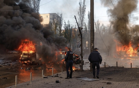 Ucraina: due vittime per le bombe su Kiev questa mattina. Esplosioni ad Odessa e Dnipro. Zaporizhzhia senza elettricità