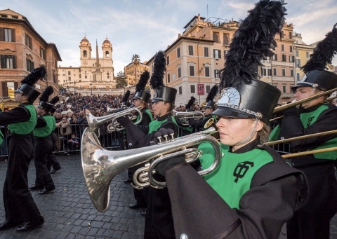 Rome Parade 2023, la musica delle high school a stelle e strisce nel cuore della Capitale