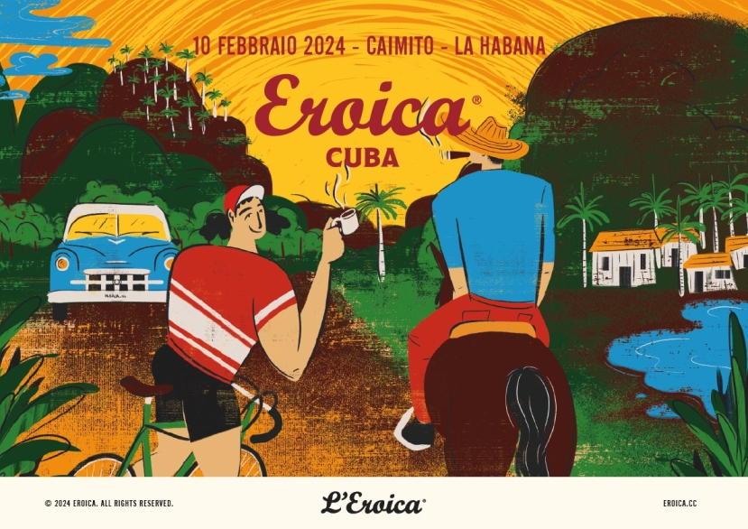 Ciclismo vintage: l’Eroica si trasferisce a Cuba per 135 chilometri nella foresta pluviale. Apre la gara una bicicletta  di Che Guevara