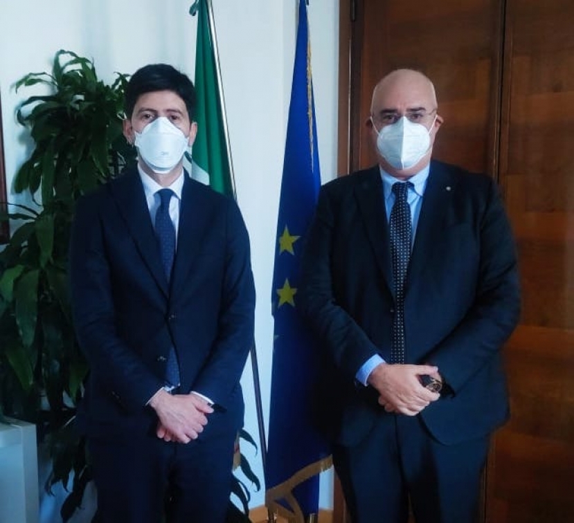 Riforma SET 118: Balzanelli ha incontrato il Ministro della Salute, Roberto Speranza