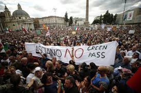Scontri No-Green Pass: aperti due fascicoli di indagini dalla Procura di Roma