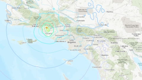 Los Angeles: scossa di terremoto 5.1 con epicentro a Ojai nel distretto di Ventura. Non ci sarebbero danni