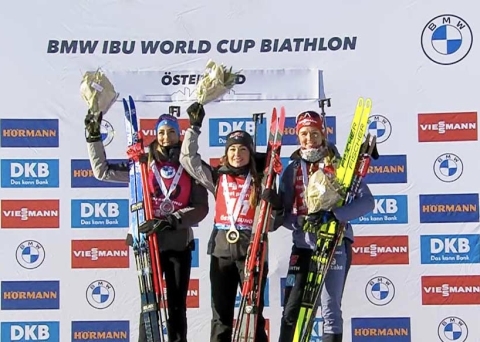 Biathlon: doppio podio per Dorothea Wierer e Lisa Vittozzi nella 15km in Svezia