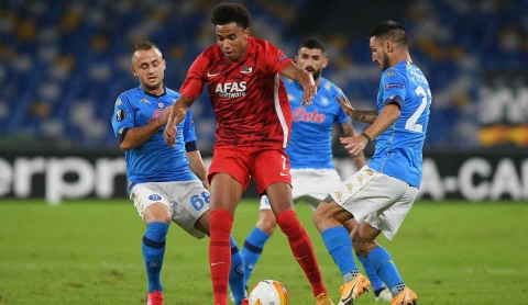 Europa League: Il Napoli pareggia in Olanda e la Roma vince per 3-1 sugli svizzeri del Young Boys