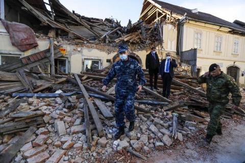 Croazia: ancora scosse di assestamento di magnitudo 4 con epicentro nella distrutta città di Petrinja