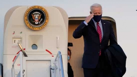 Washington: il primo volo di Joe Biden sull’Air Force One ma quello in versione “corto raggio”