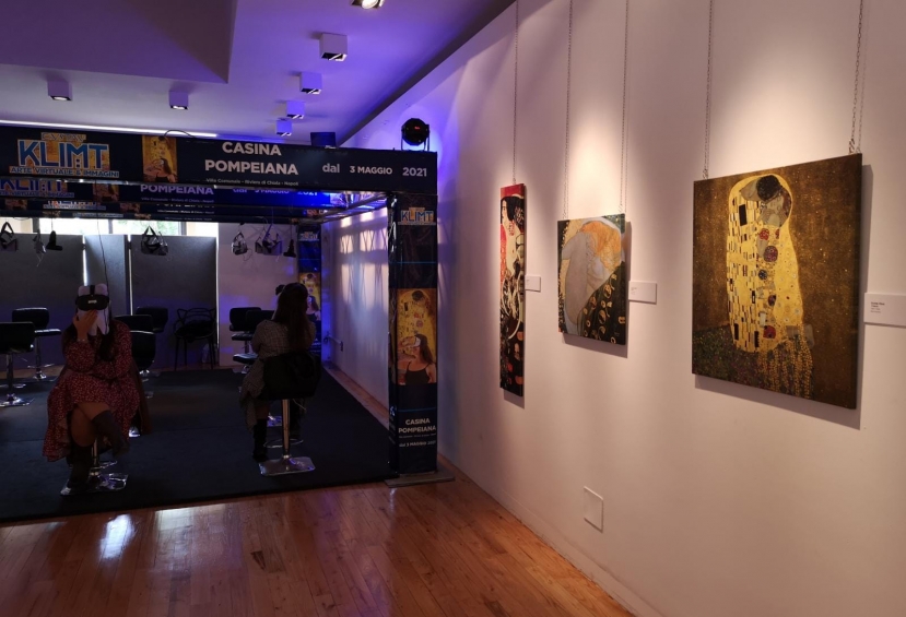 Arte Virtuale, Klimt in mostra fino al 31 luglio alla Casina Pompeiana di Napoli