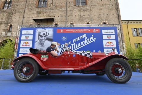 La 30° edizione del Gran Premio Nuvolari manda sul podio Andrea e Roberto Vesco con la loro Alfa Romeo 6C