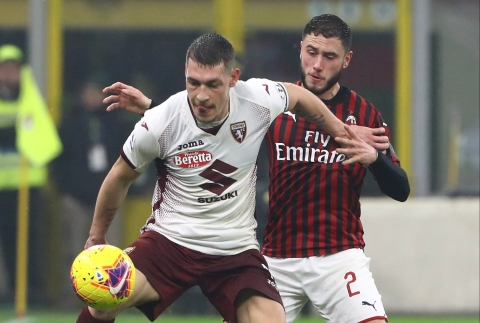 Anticipo serie A: il Milan batte il Torino (2-0) con le reti di Leao e kessie