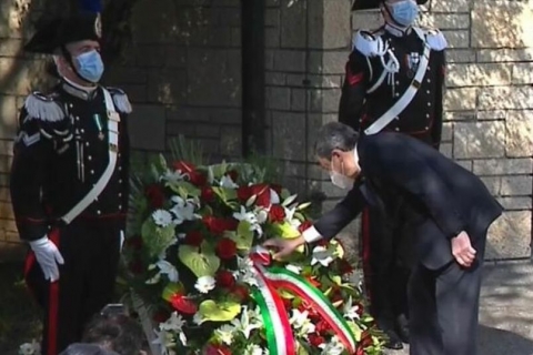 Giornata vittime Covid: il tiglio piantato da Draghi a Bergamo e il ricordo del sindaco Gori