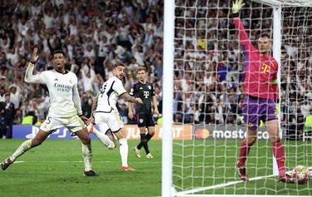 Champions: il Real Madrid va in finale. Battuto il Bayern (2-1) con una marcatura doppia di Joselu