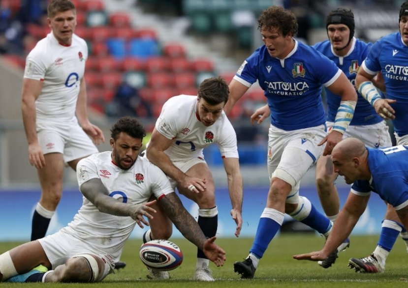 Rugby: l&#039;Italia in trasferta per il Sei Nazioni cede agli inglesi 18 a 41 ma vanno in meta