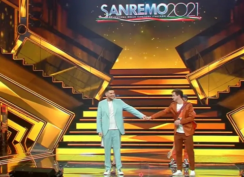 Sanremo 2021 Le tre giurie combinate premiano Folcast e Gaudiano in finale