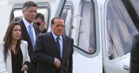 Consultazioni: Silvio Berlusconi guida la delegazione di Forza Italia  che incontra Draghi