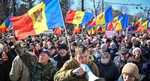 Moldavia: 80mila in piazza a favore dell’integrazione europea. L’allontanamento dalla Russia